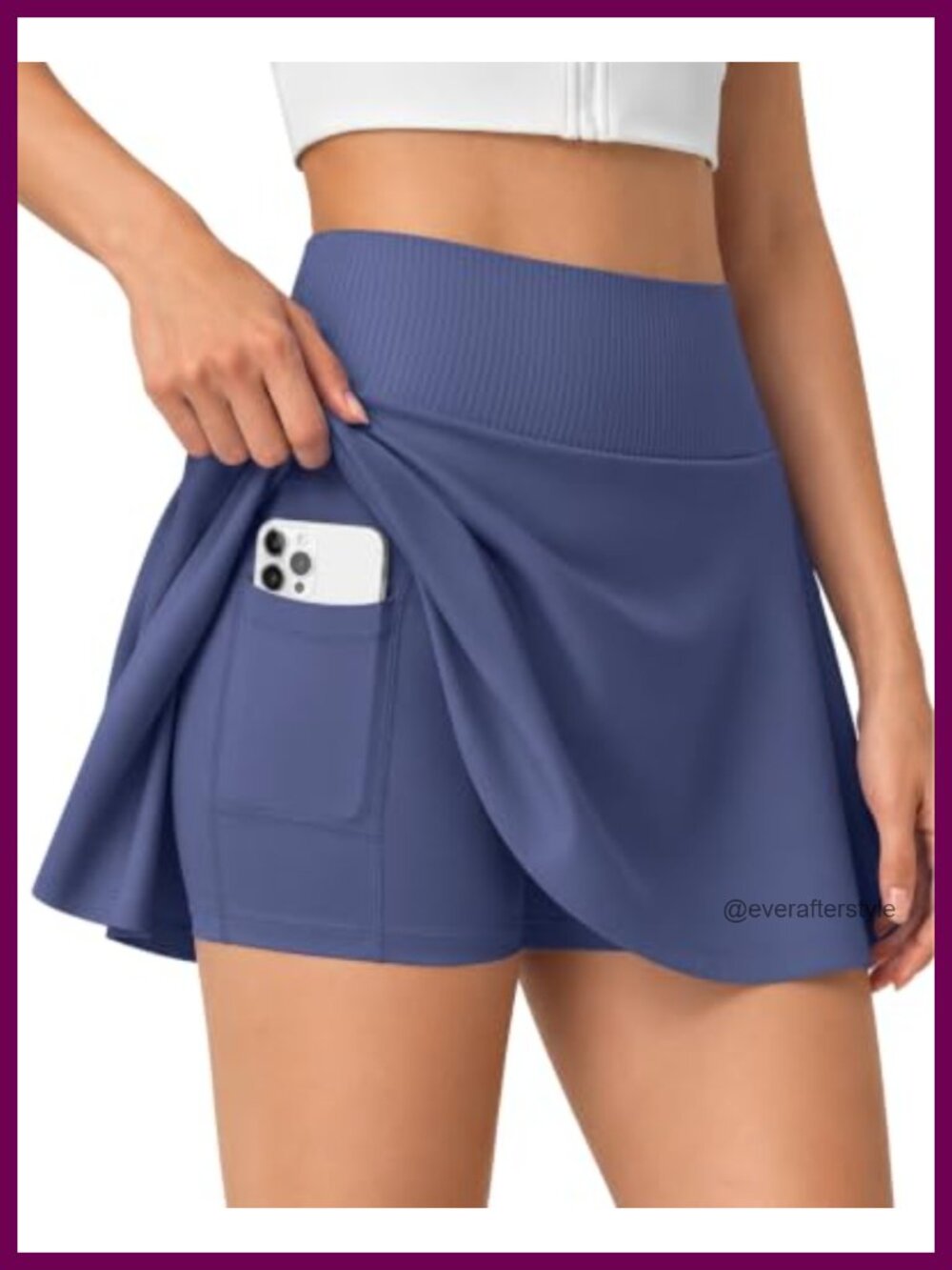 Women's Pleated Tennis Skirt with Pockets High Waist Athletic Golf Skort